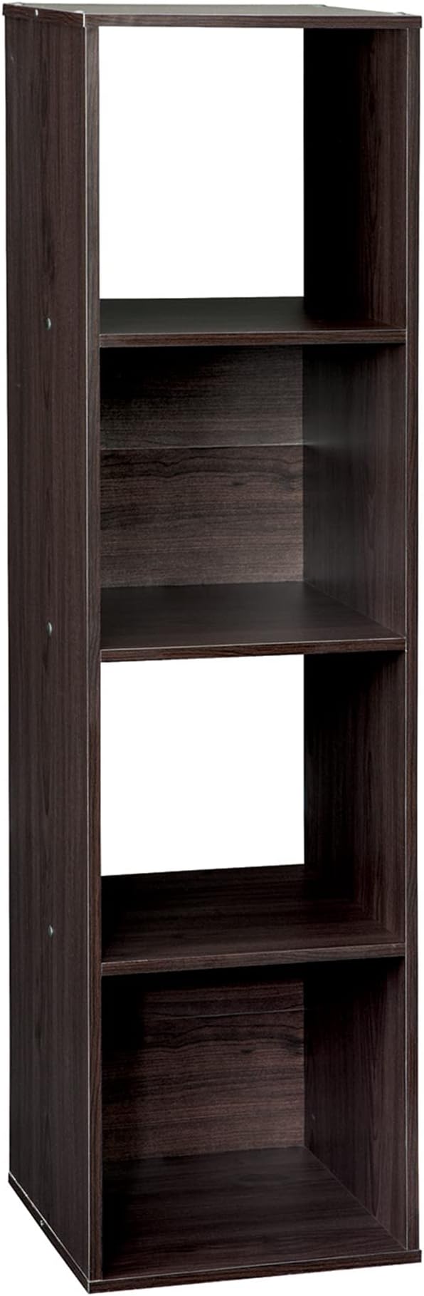 ClosetMaid Cubeicals 4 Cube Storage Shelf Organizer, Stackable, Vertical or Horizontal, Easy Assembly, Wood