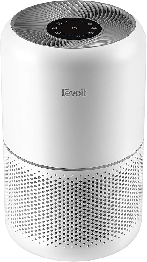 LEVOIT Air Purifier for Home Allergies and Pets Hair Smokers in Bedroom, H13 True HEPA Filter, 24db