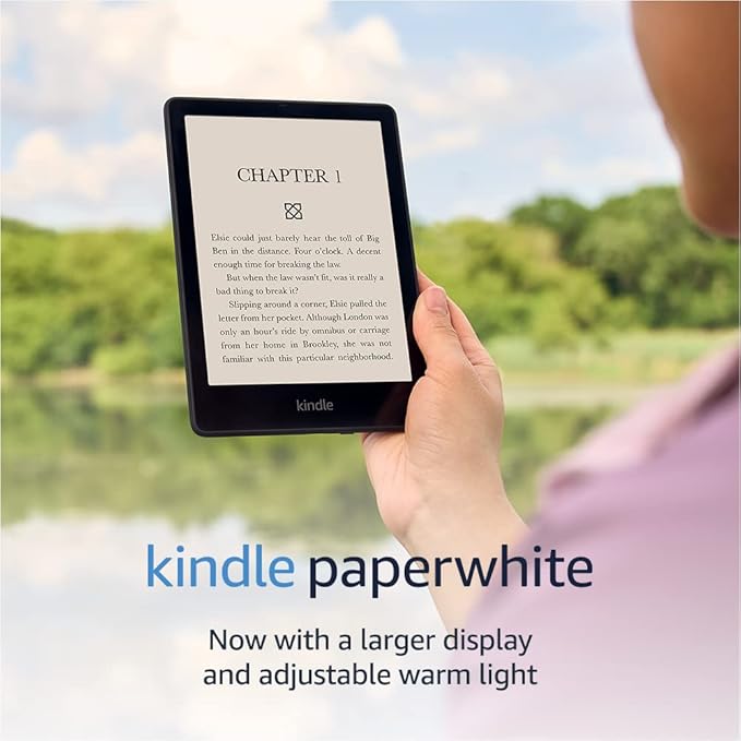 Amazon Kindle Paperwhite (8 GB) – Now with a larger display, adjustable warm light, increased battery life
